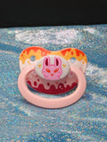 Sunset Bunny - Adult OOAK Hand-Painted Pacifier