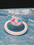 Cotton Candy Puppy - Adult OOAK Hand-Painted Pacifier