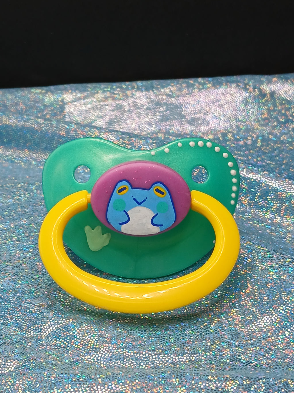 Silly Lil Guy - Adult OOAK Hand-Painted Pacifier
