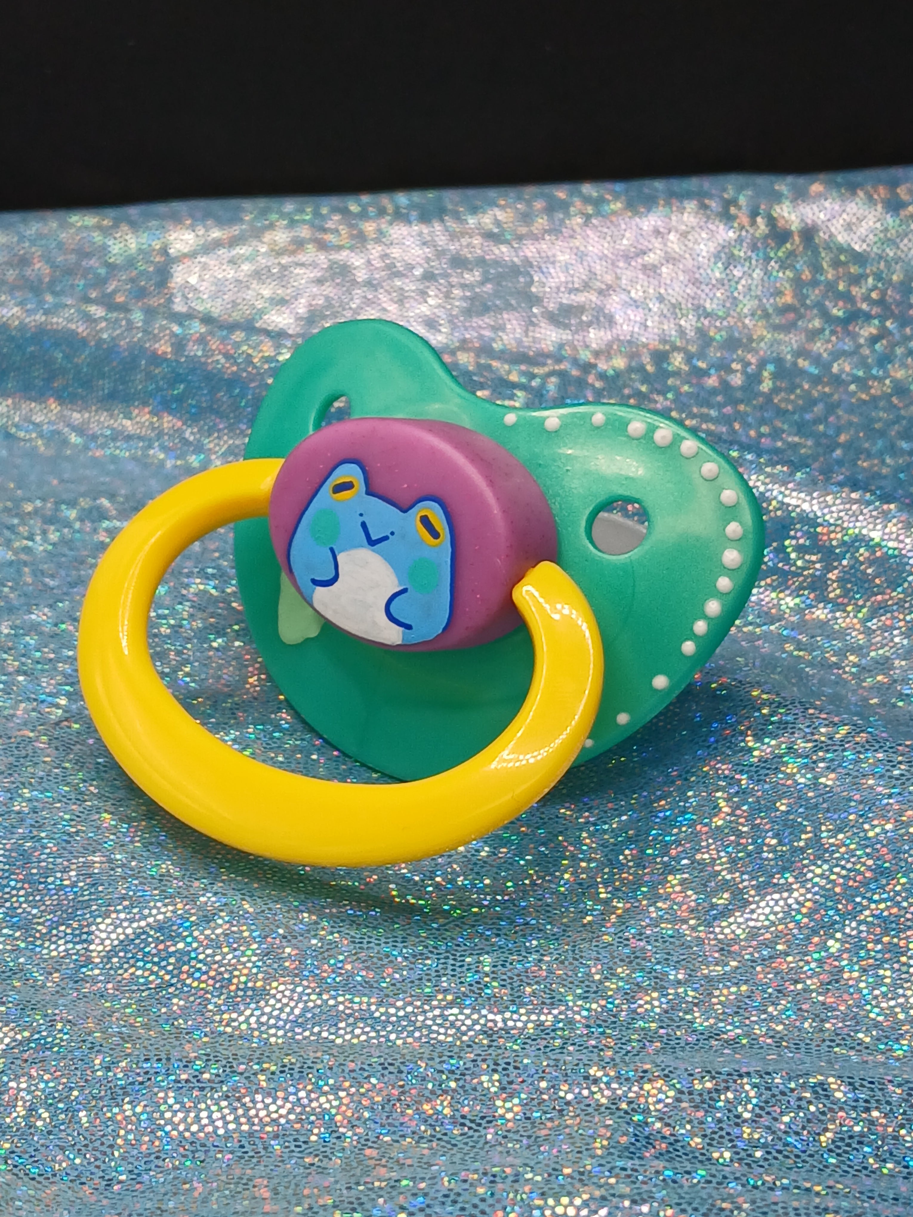 Silly Lil Guy - Adult OOAK Hand-Painted Pacifier