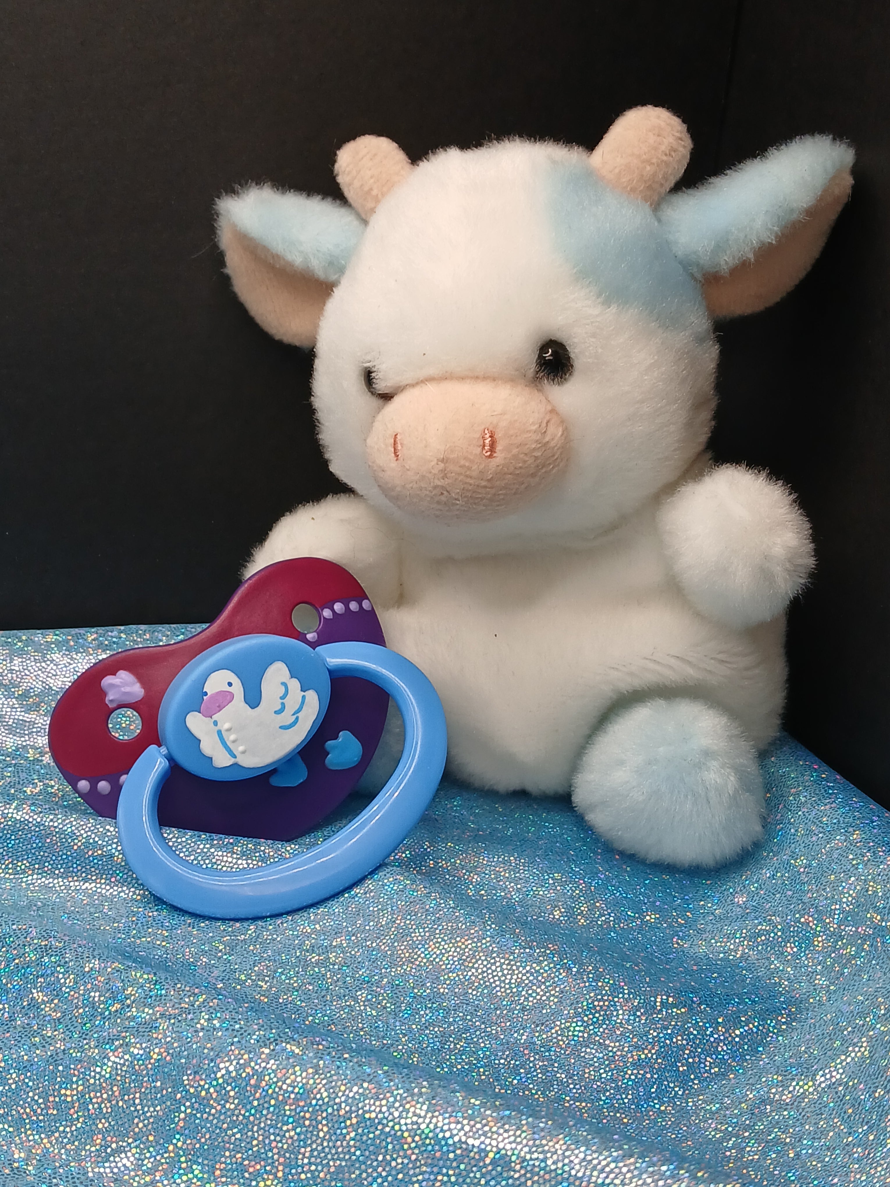 Bye Bye Goose - Adult OOAK Hand-Painted Pacifier