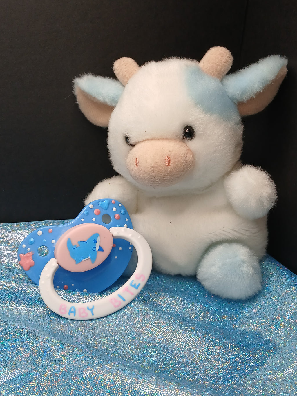 Baby Bites - Adult OOAK Hand-Painted Pacifier