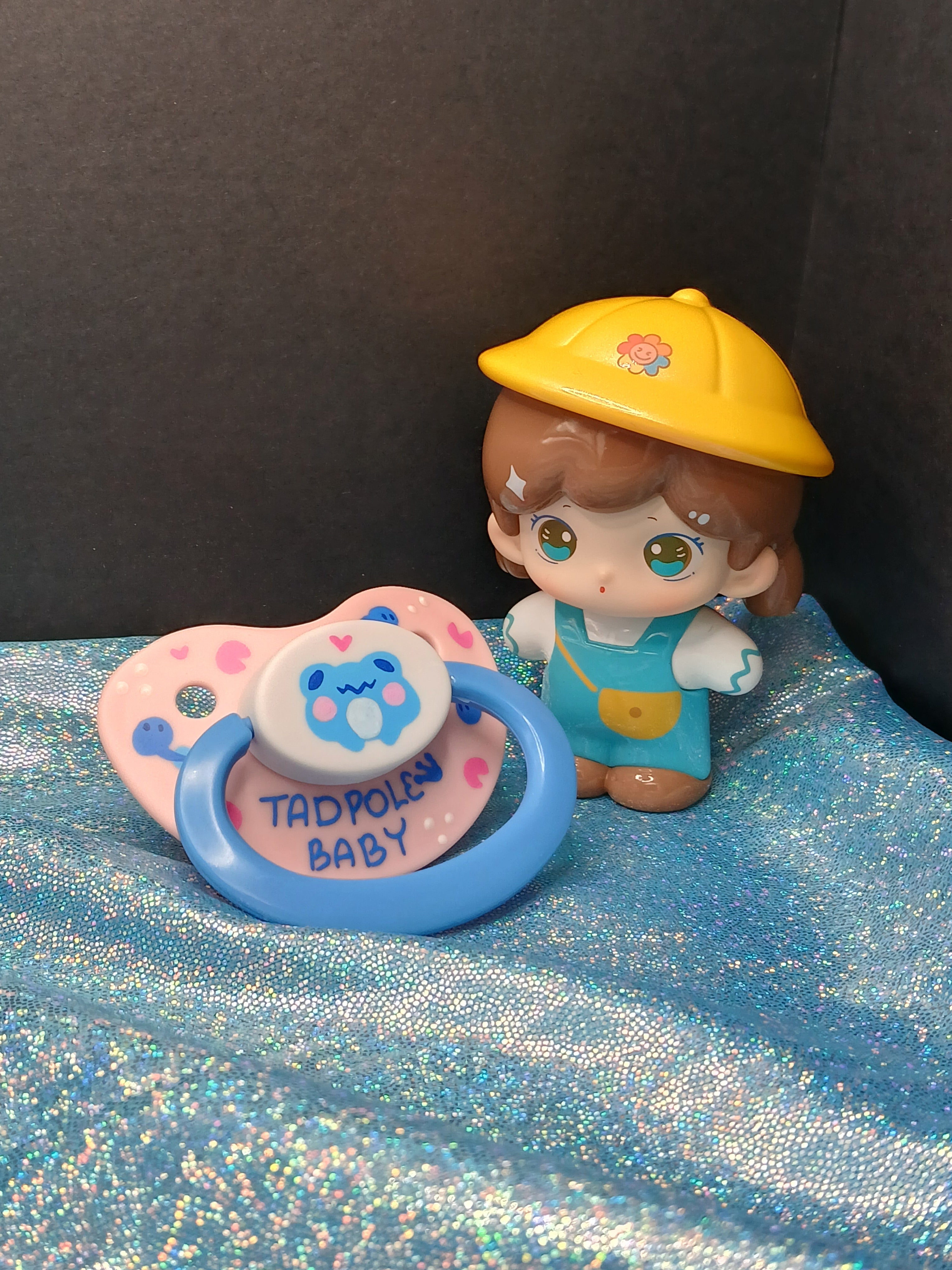 Tadpole Baby - Adult OOAK Hand-Painted Pacifier