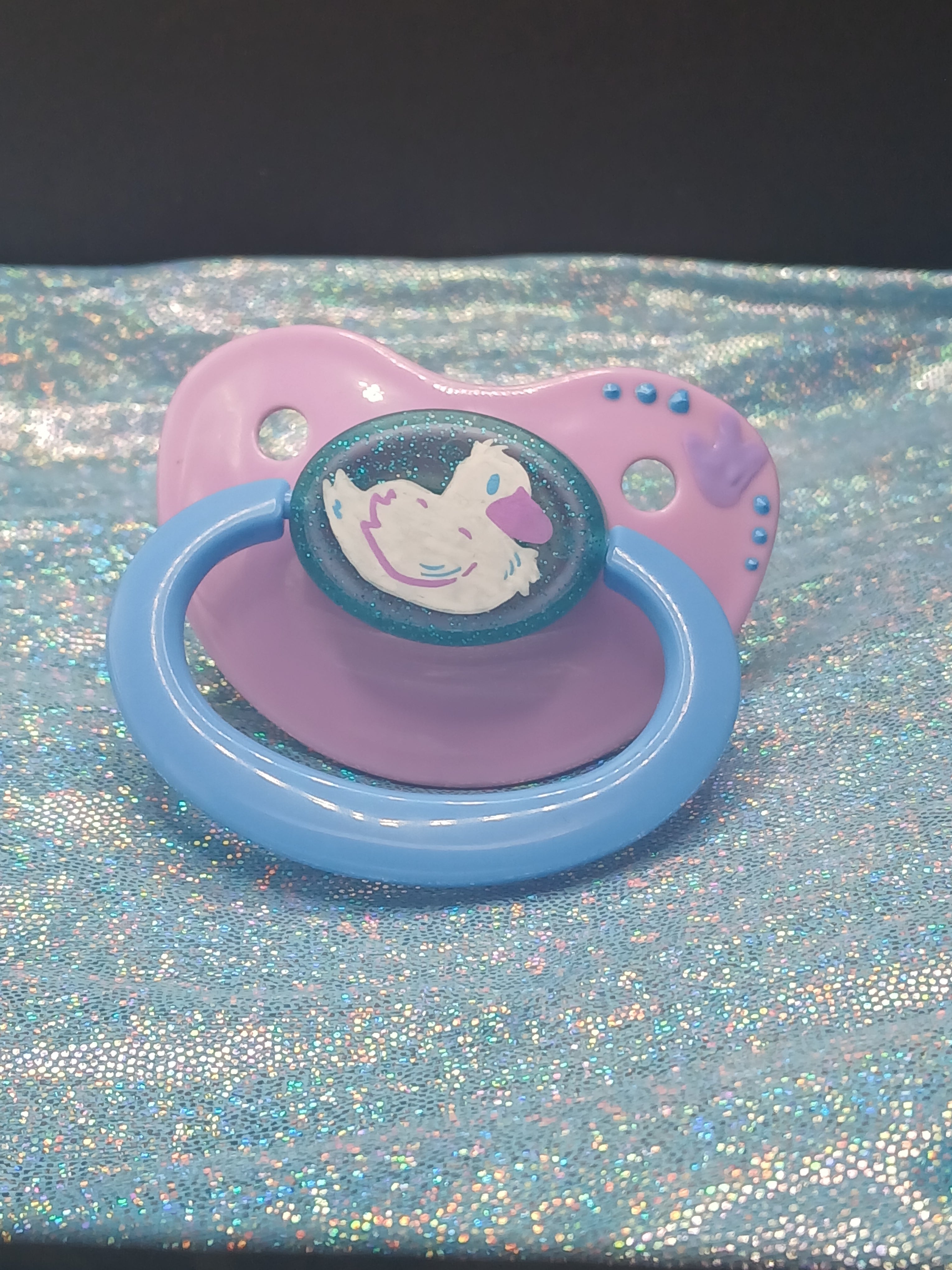 Big Goose - Adult OOAK Hand-Painted Pacifier