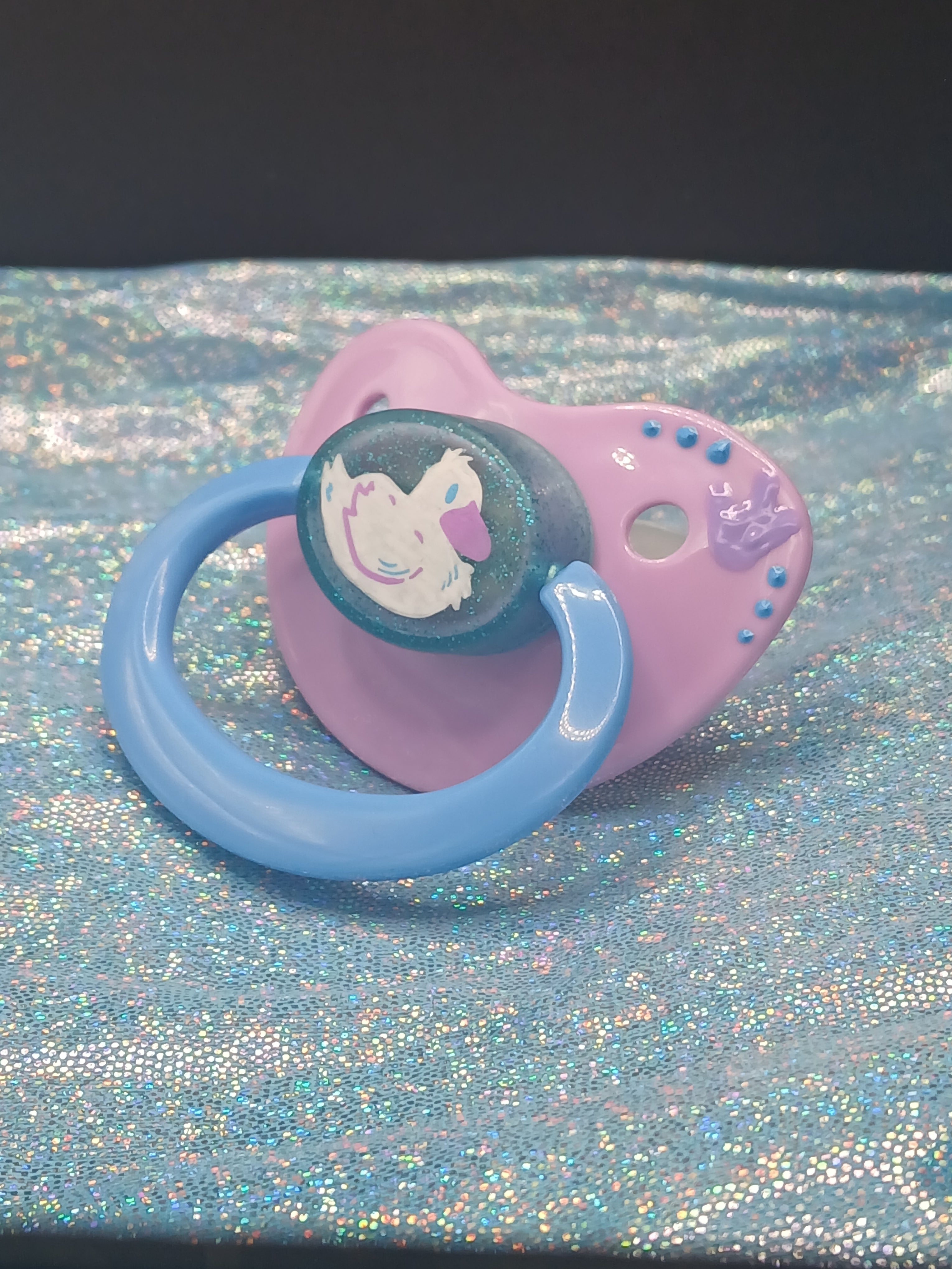 Big Goose - Adult OOAK Hand-Painted Pacifier