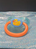 Rubber Ducky - Adult OOAK Hand-Painted Pacifier