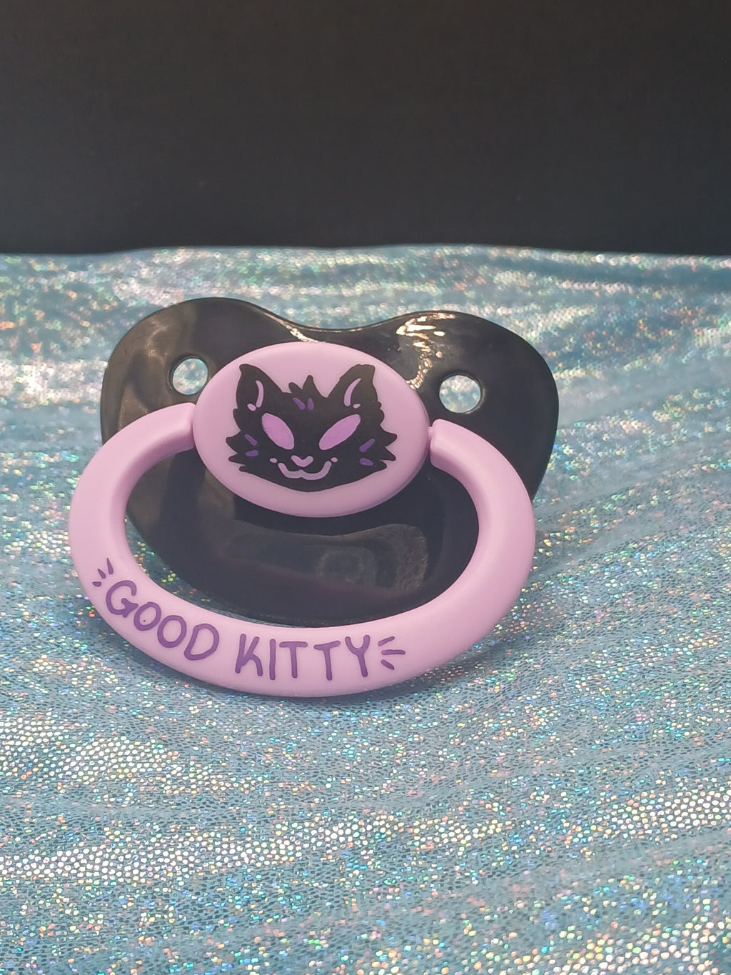 Good Kitty - Adult OOAK Hand-Painted Pacifier