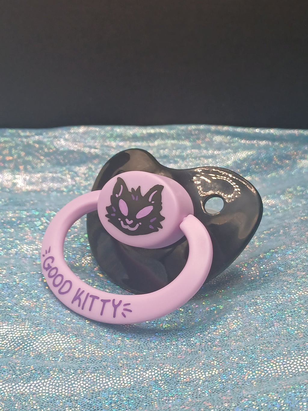 Good Kitty - Adult OOAK Hand-Painted Pacifier