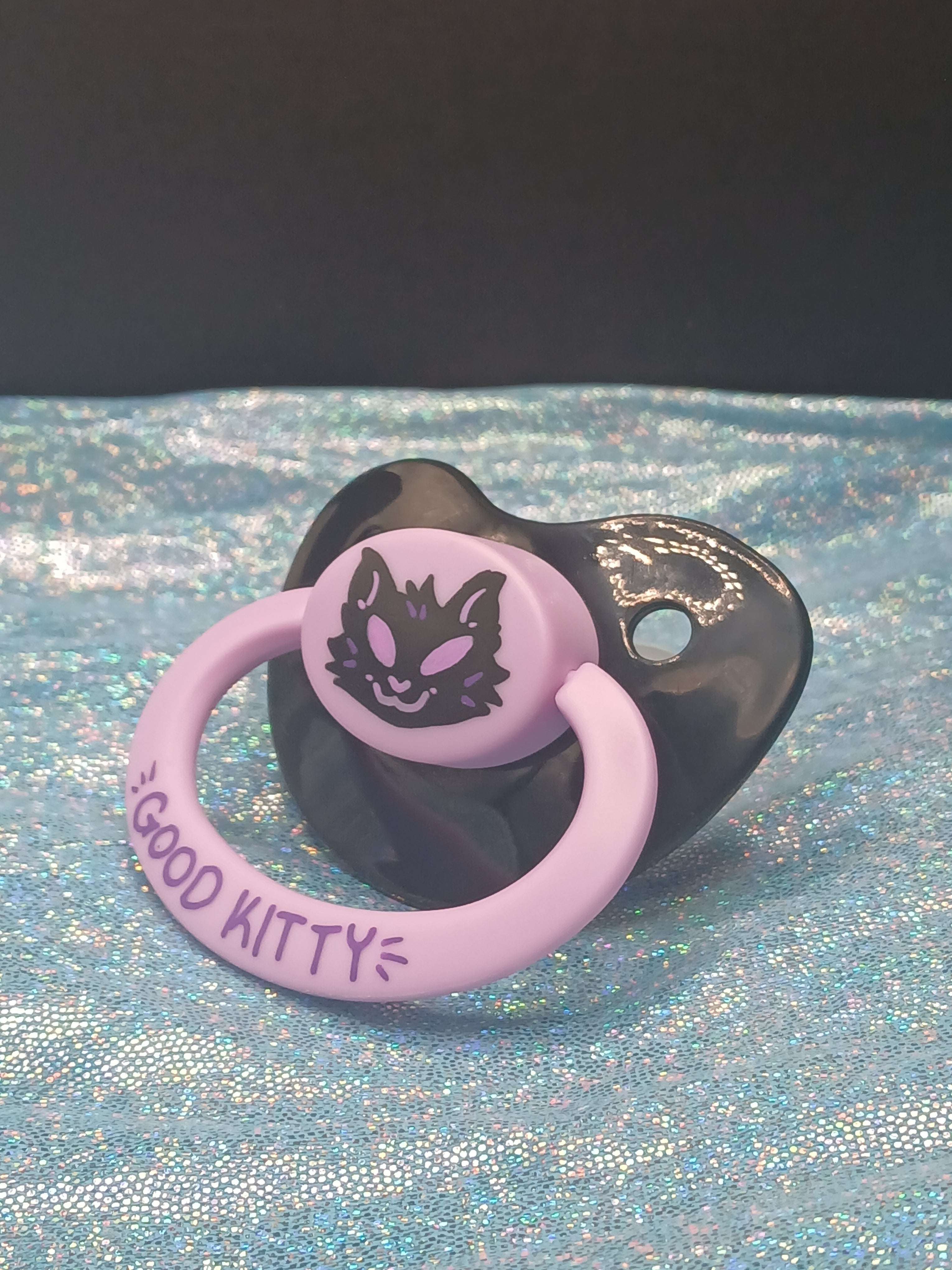 Good Kitty - Adult OOAK Hand-Painted Pacifier