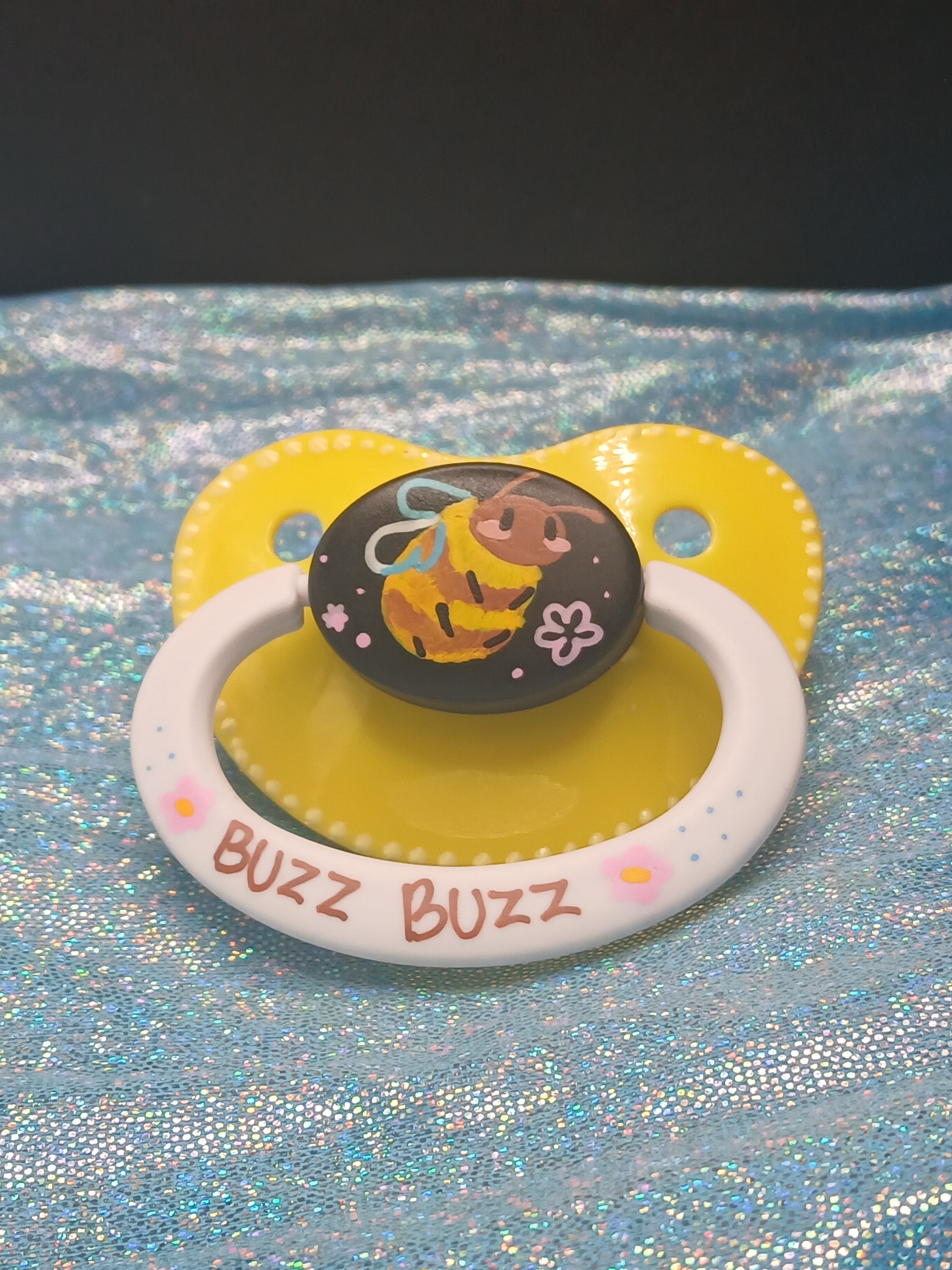Buzzy Bee - Adult OOAK Hand-Painted Pacifier