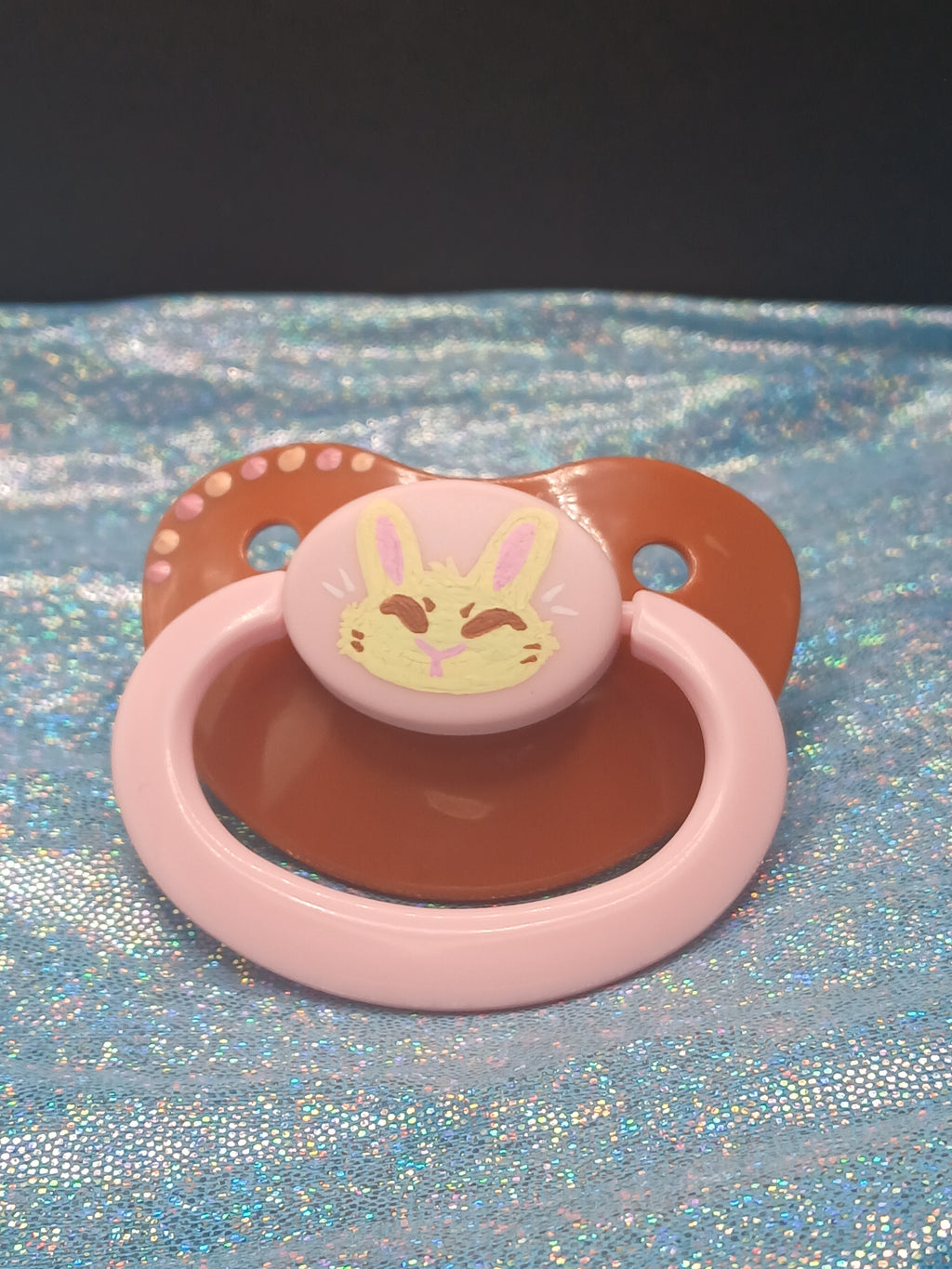Neo Bun - Adult OOAK Hand-Painted Pacifier