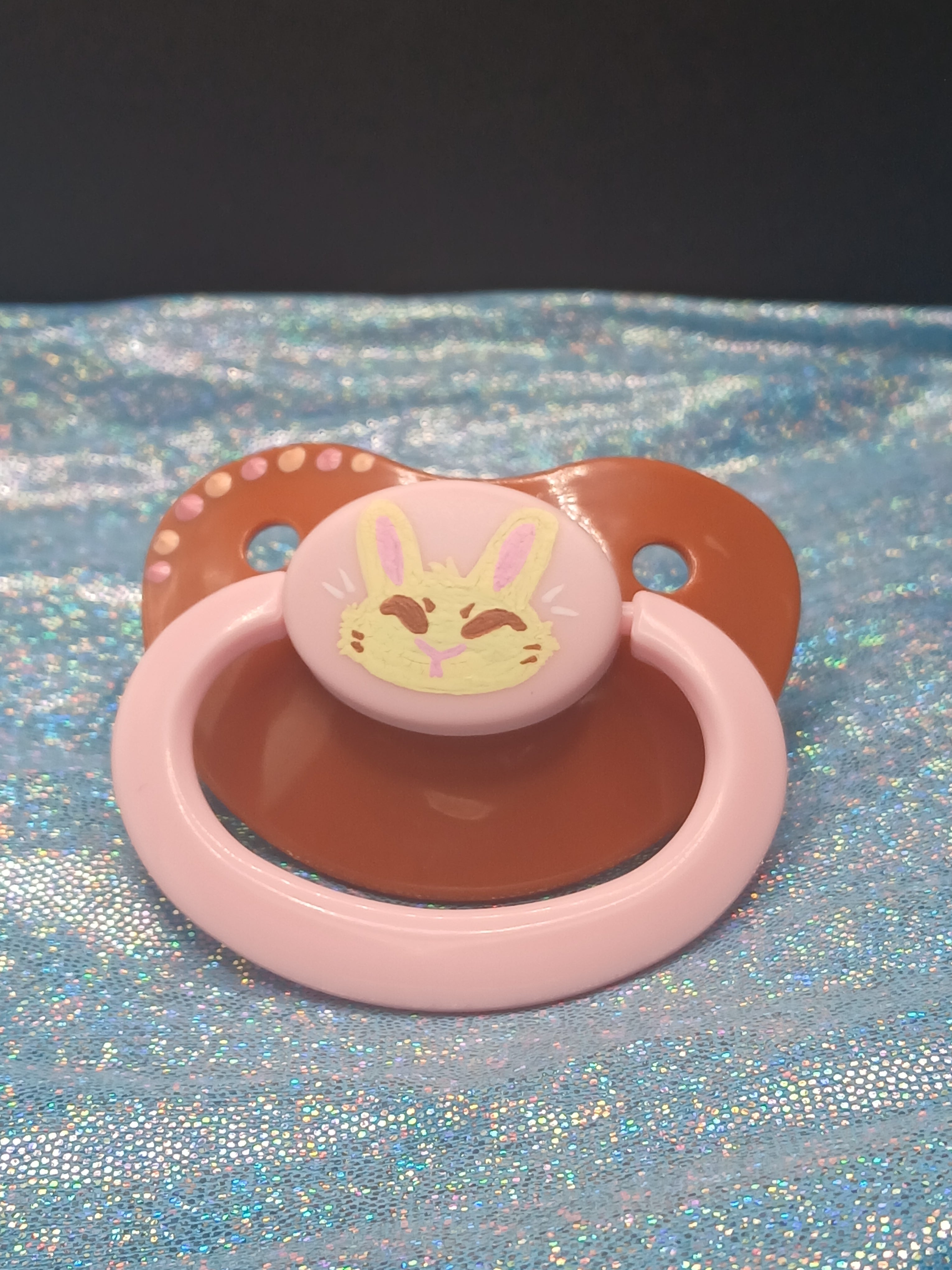 Neo Bun - Adult OOAK Hand-Painted Pacifier