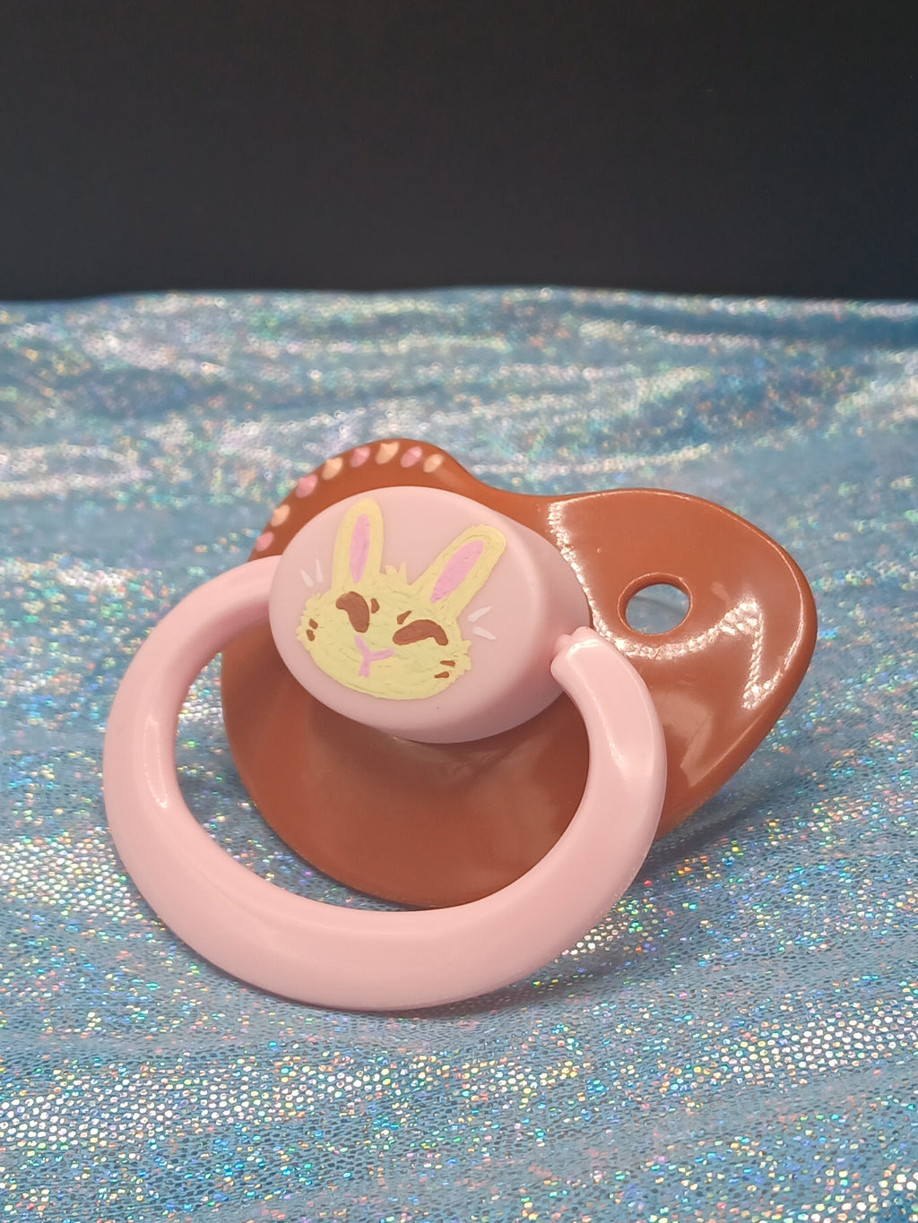 Neo Bun - Adult OOAK Hand-Painted Pacifier