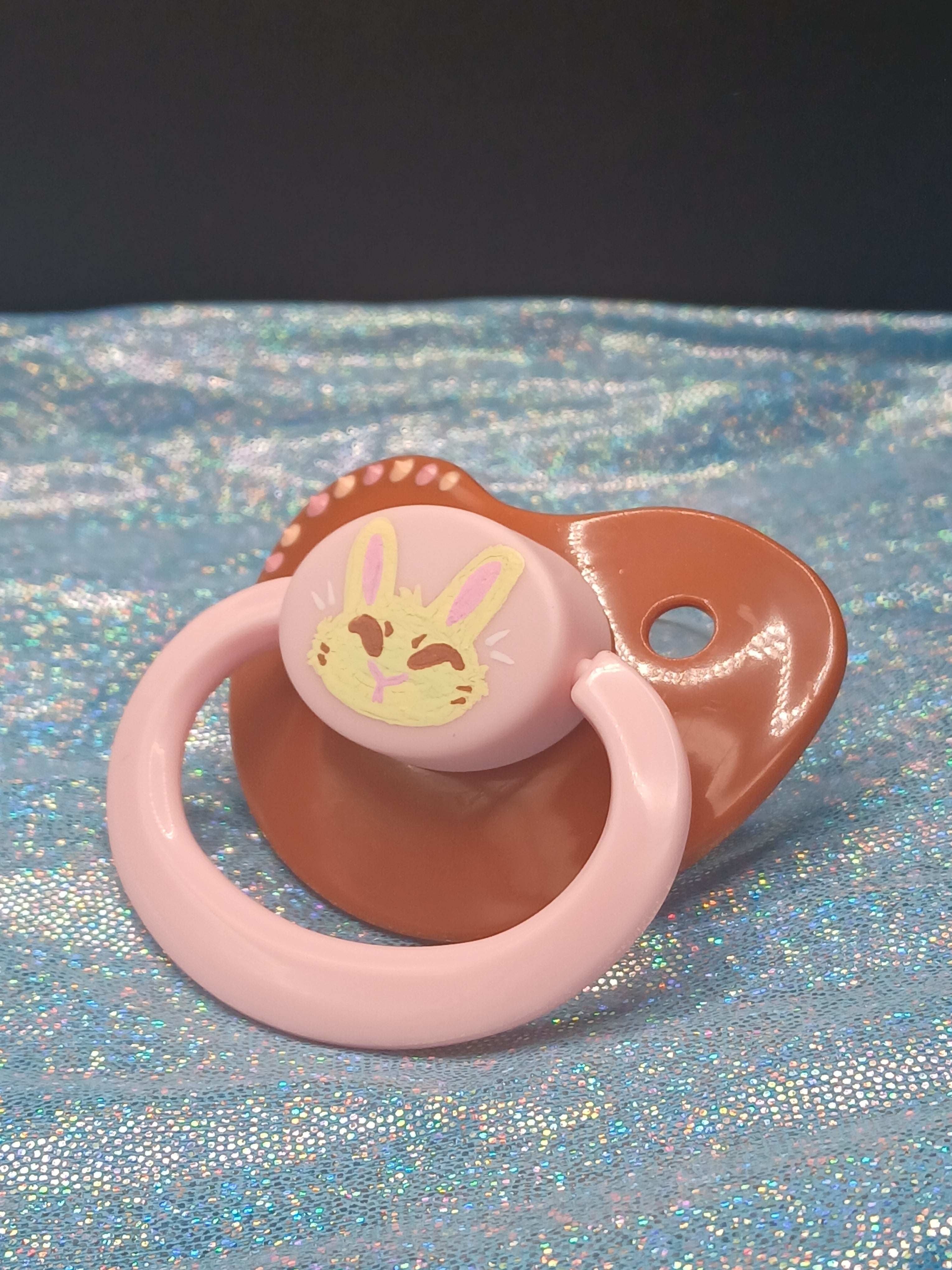 Neo Bun - Adult OOAK Hand-Painted Pacifier
