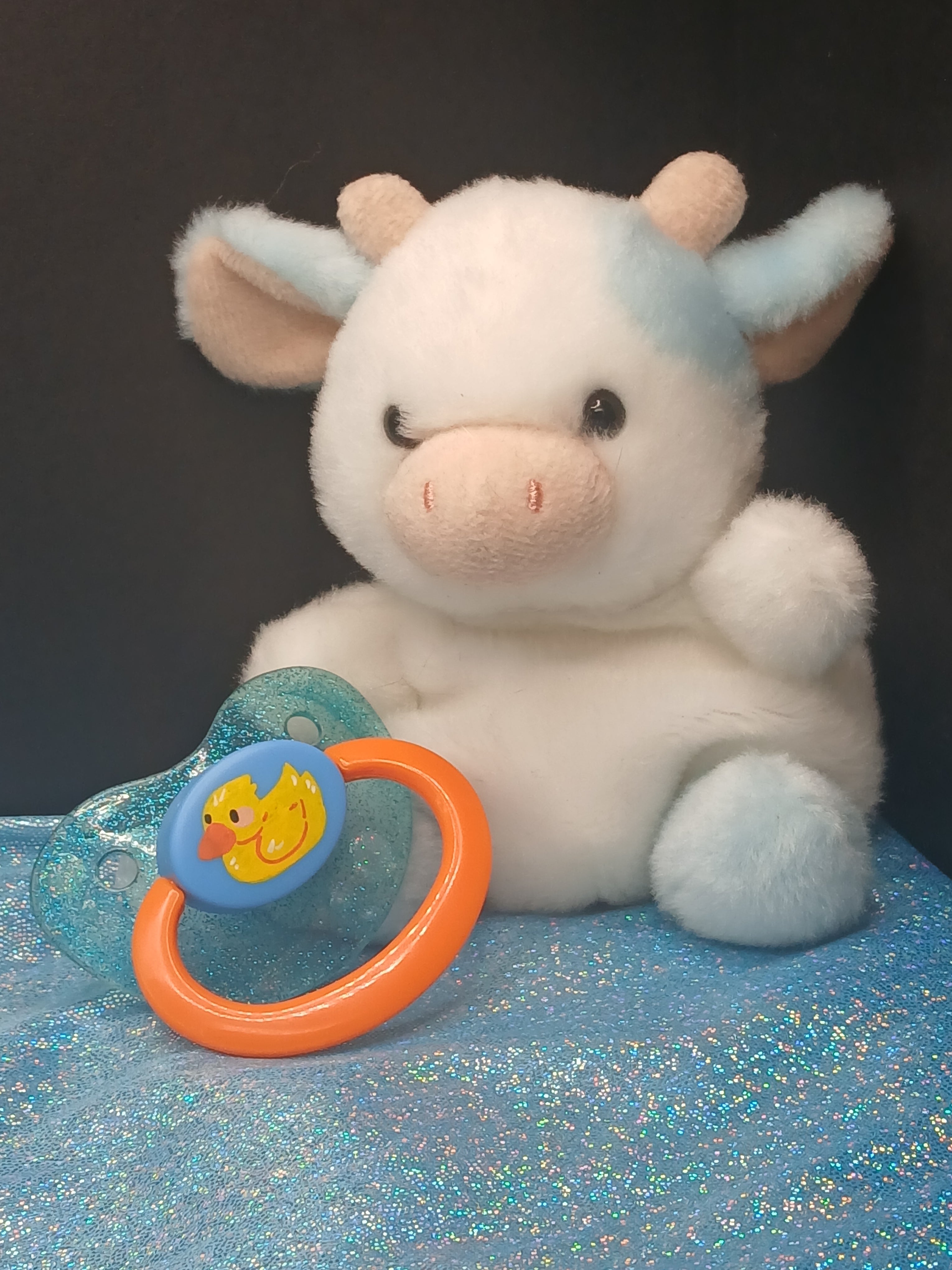Rubber Ducky - Adult OOAK Hand-Painted Pacifier