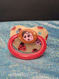 Ladybug Lovebug - Adult OOAK Hand-Painted Pacifier