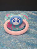 Panda Menhera - Adult OOAK Hand-Painted Pacifier