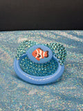 Bejeweled Clown Fish - Adult OOAK Hand-Painted Deco Pacifier