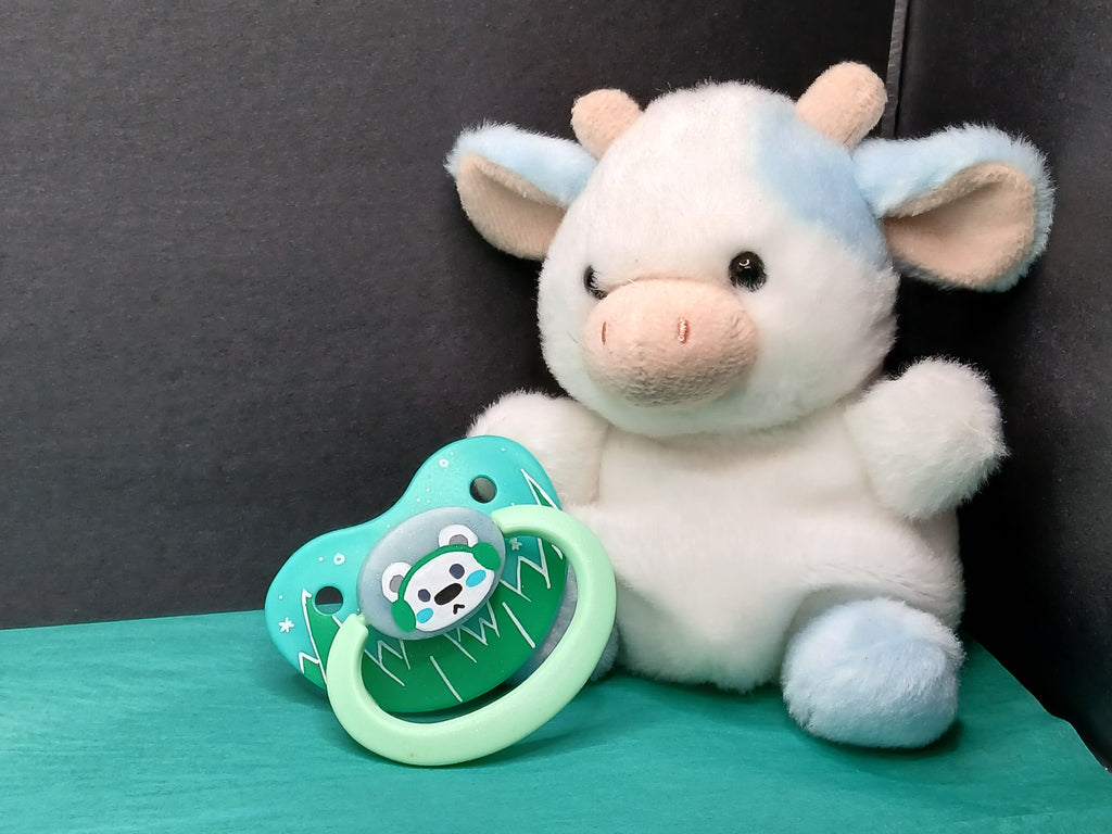 Winter Forest - Adult OOAK Hand-Painted Pacifier