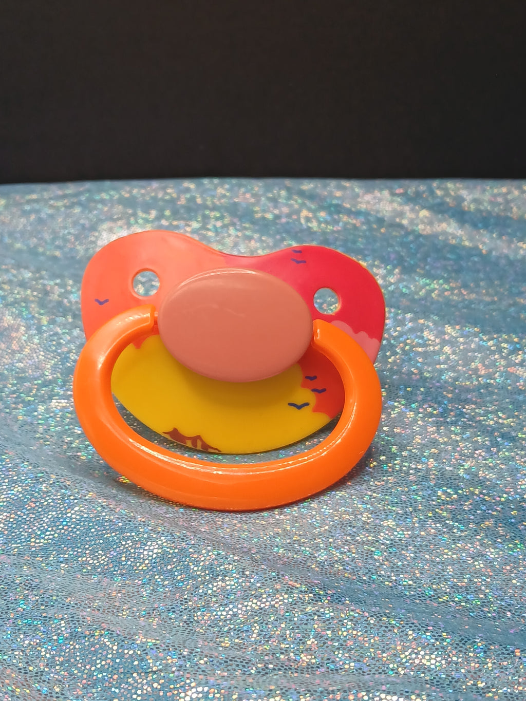 Autumn Trees - Adult OOAK Hand-Painted Pacifier