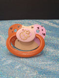 Neapolitan Hamster - Adult OOAK Hand-Painted Pacifier