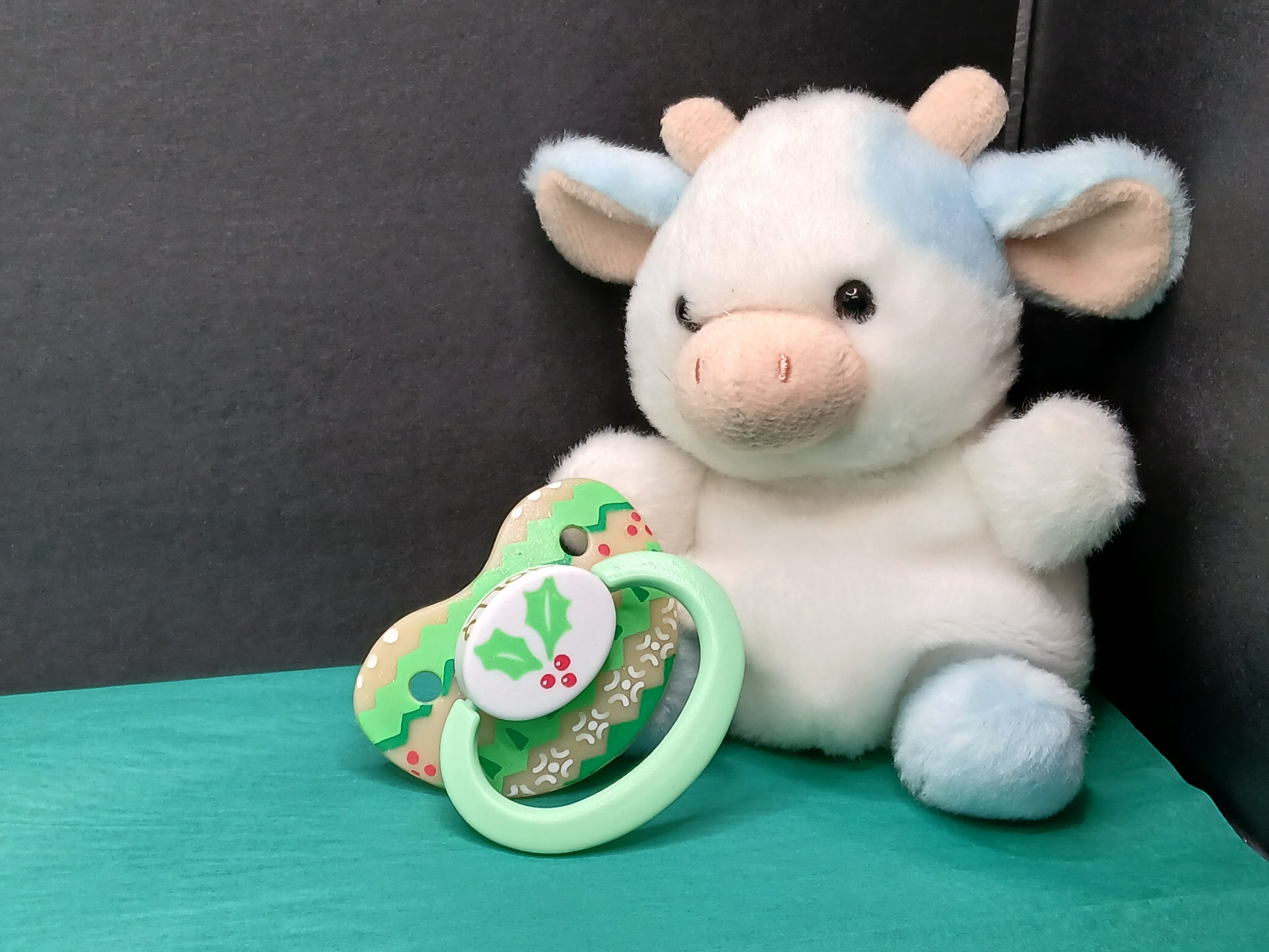 Ugly Holiday Sweater - Adult OOAK Hand-Painted Pacifier
