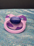 Purple Skies - Adult OOAK Hand-Painted Pacifier