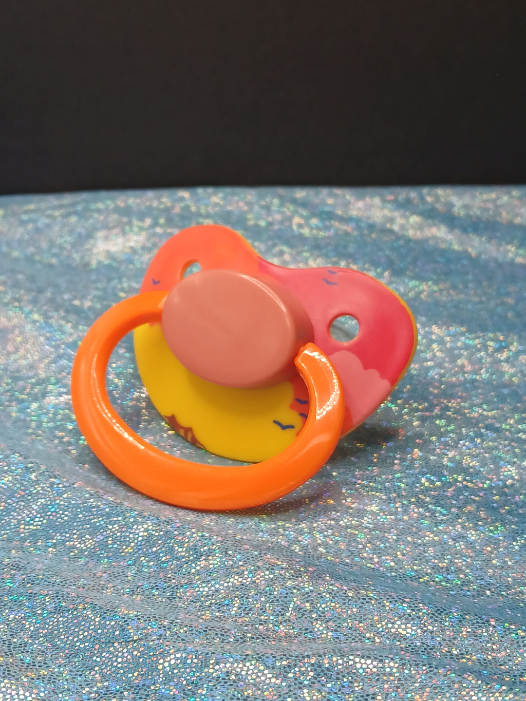 Autumn Trees - Adult OOAK Hand-Painted Pacifier