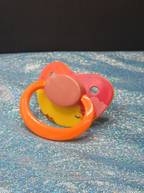 Autumn Trees - Adult OOAK Hand-Painted Pacifier
