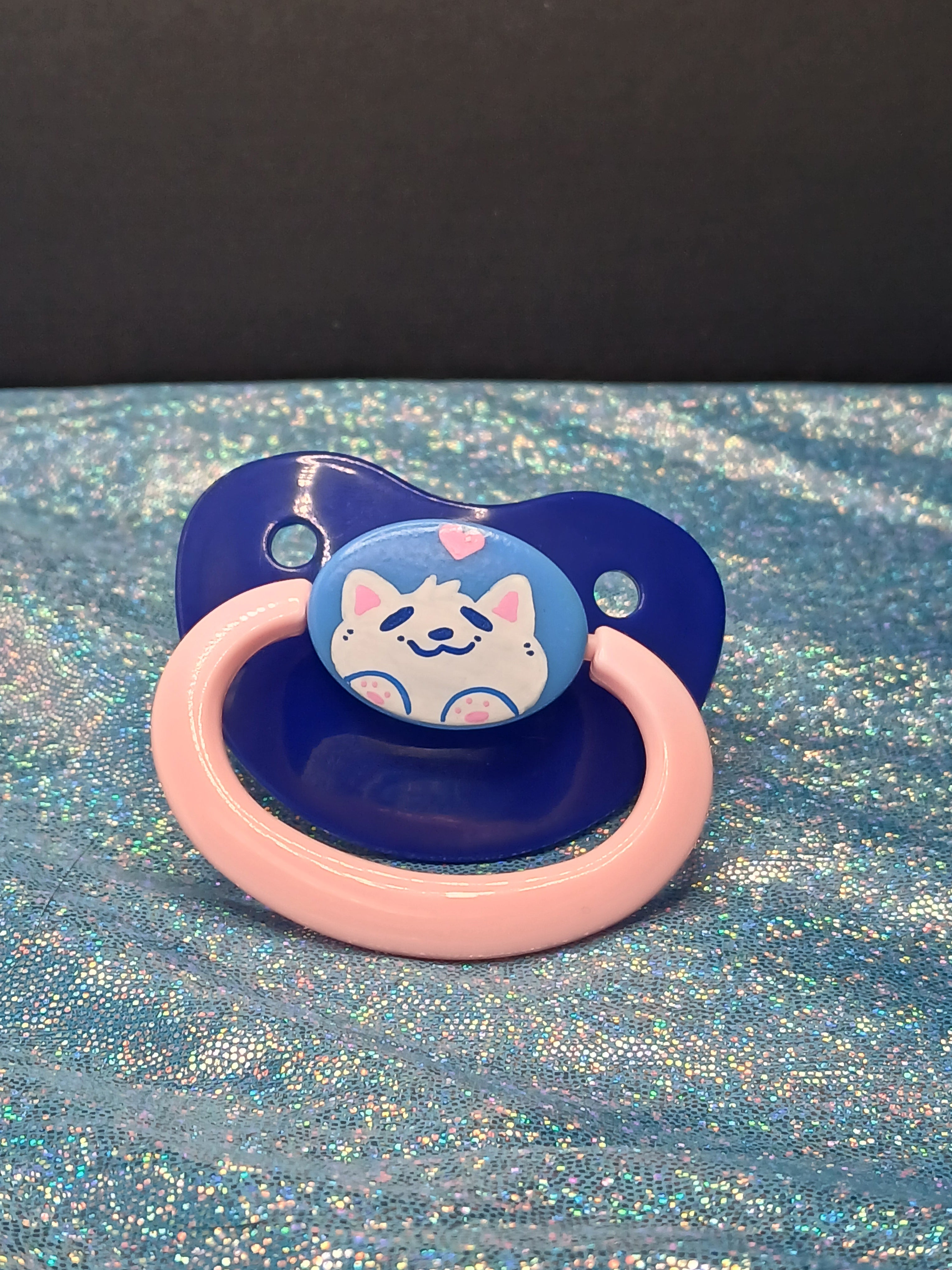 Kitty - Adult OOAK Hand-Painted Pacifier
