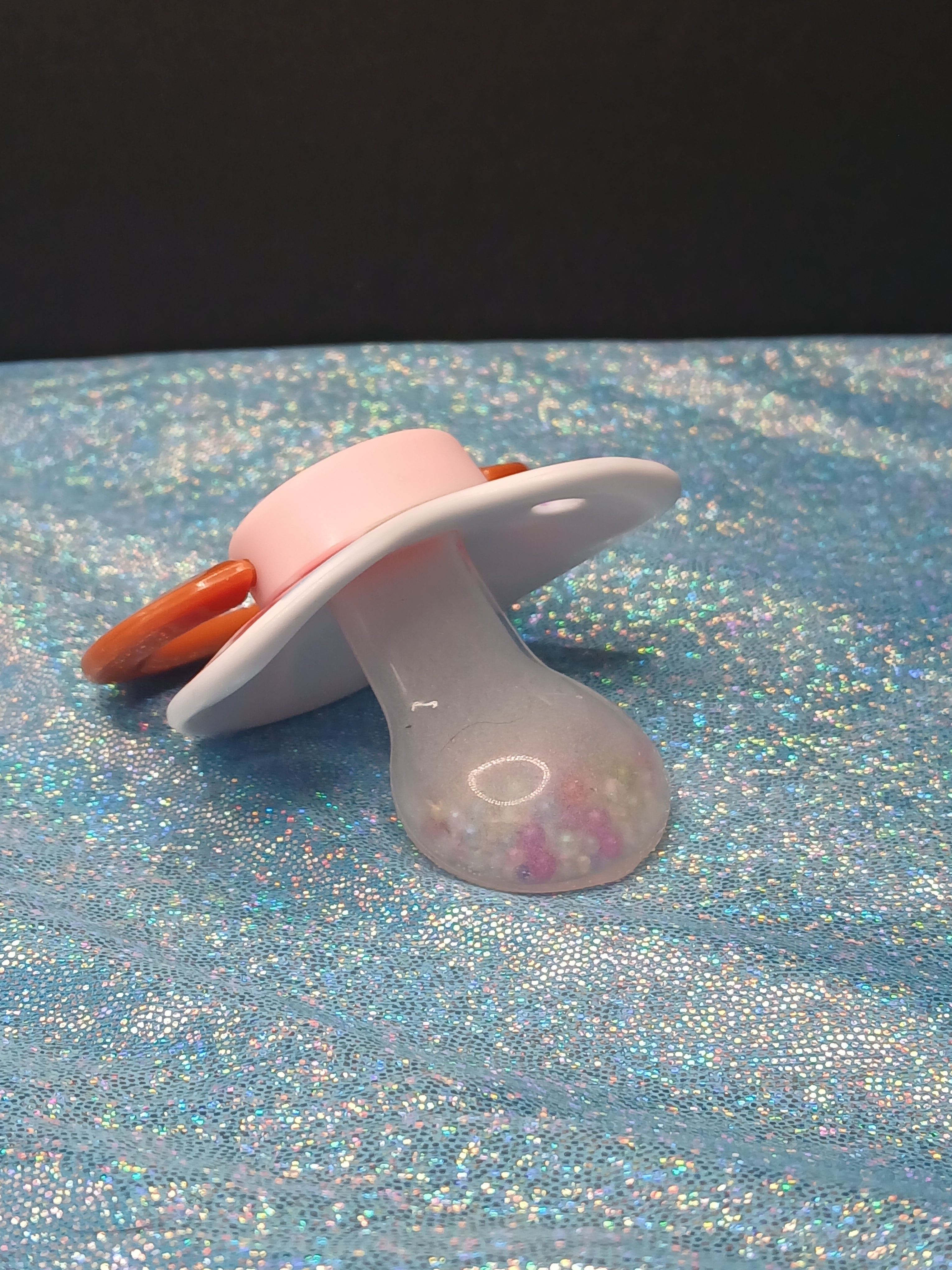 Flower Patch - Adult OOAK Hand-Painted Pacifier