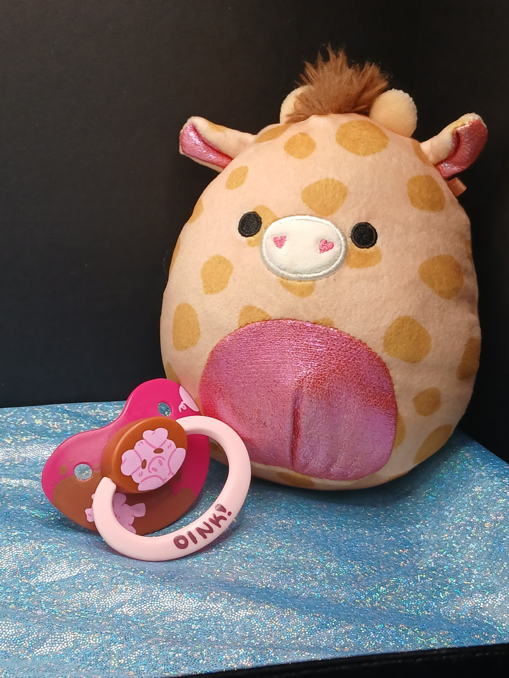 Oink - Adult OOAK Hand-Painted Pacifier