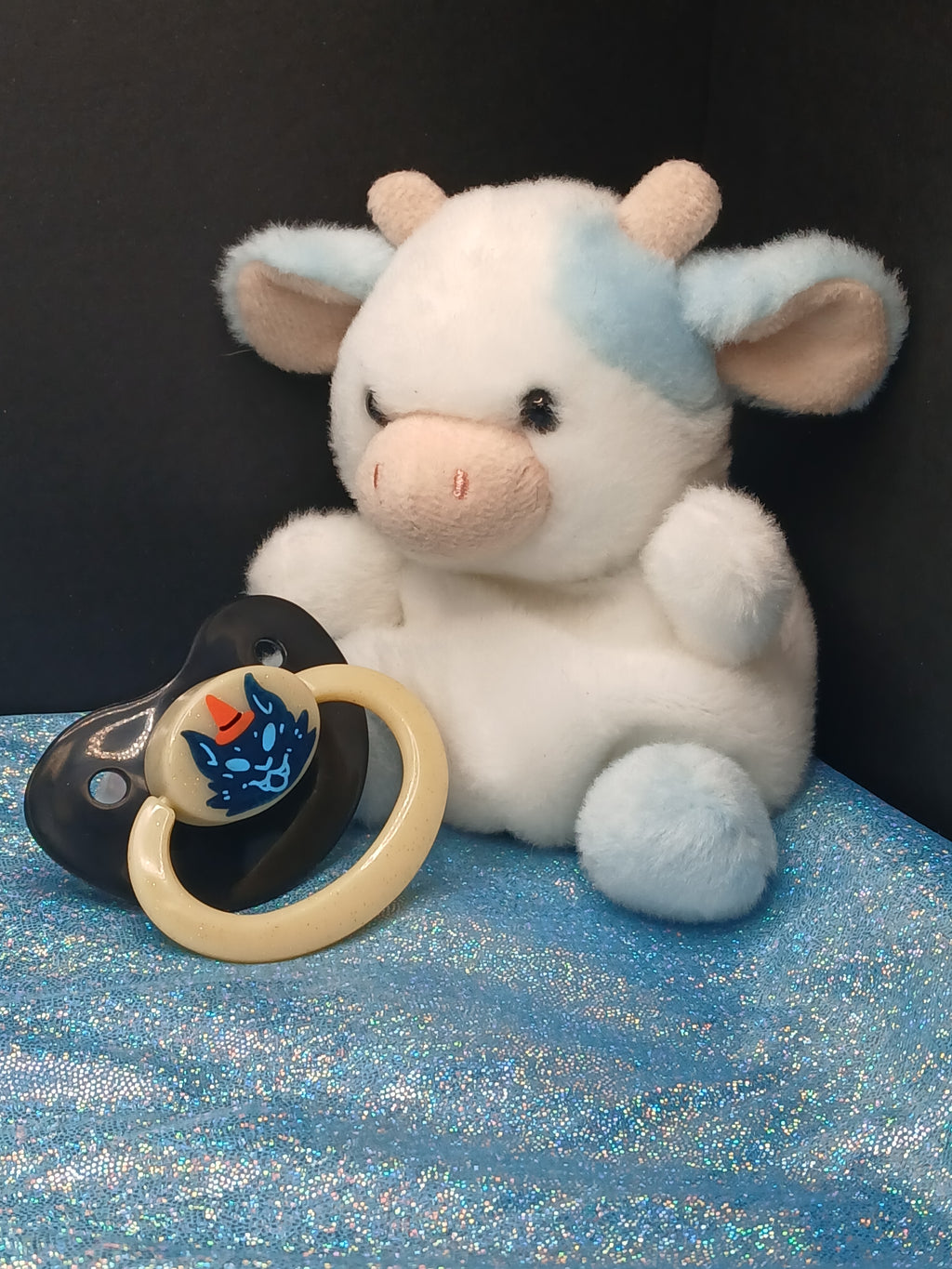 Cat Familiar - Adult OOAK Hand-Painted Pacifier