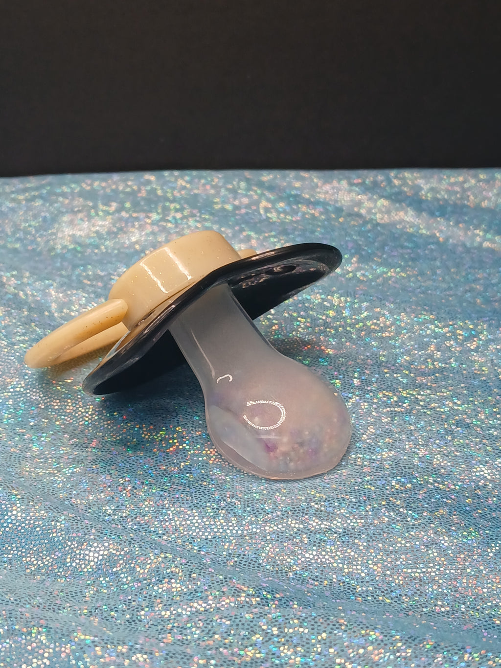 Cat Familiar - Adult OOAK Hand-Painted Pacifier