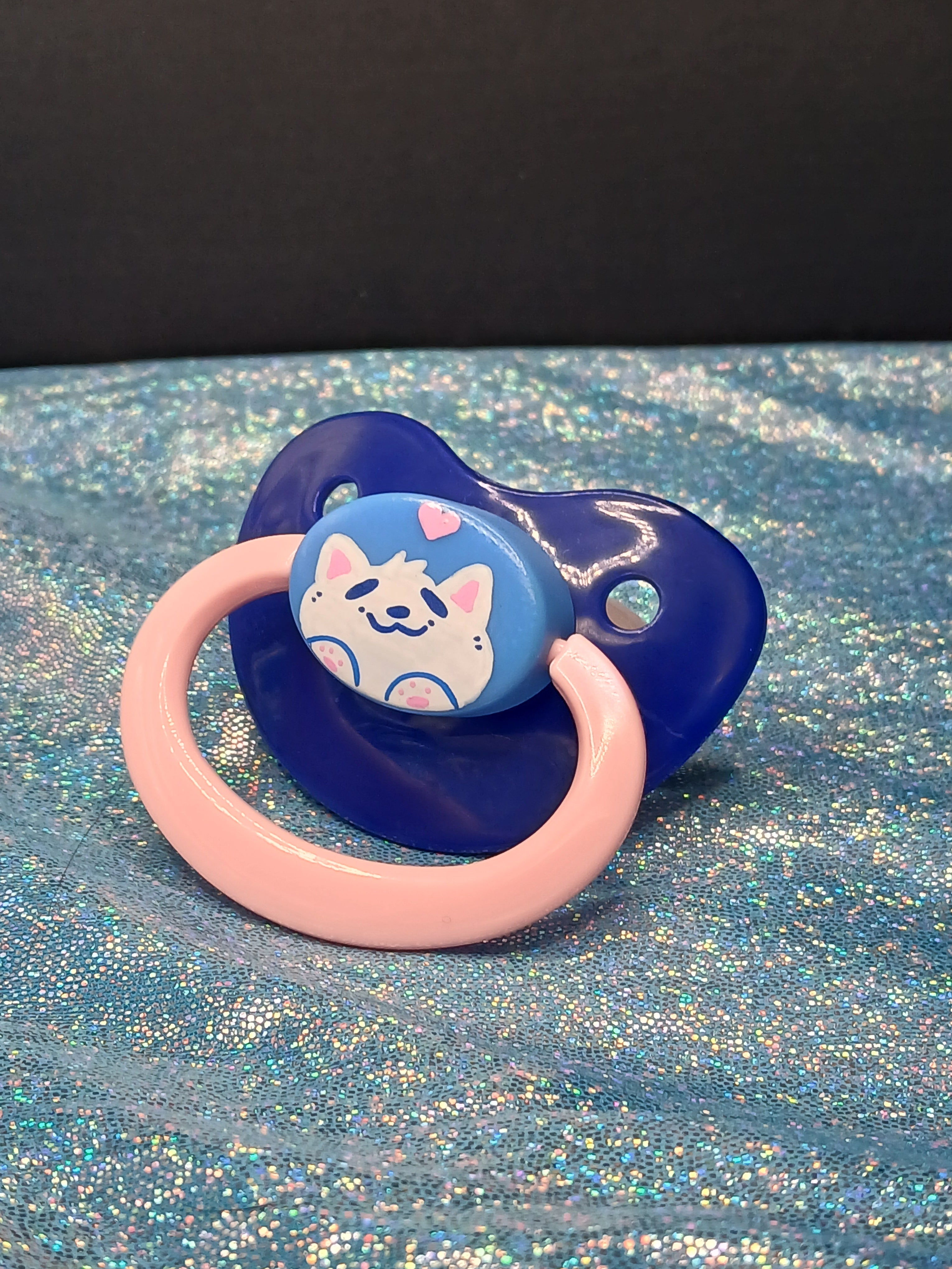Kitty - Adult OOAK Hand-Painted Pacifier