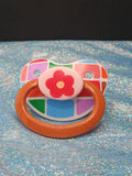 Flower Patch - Adult OOAK Hand-Painted Pacifier