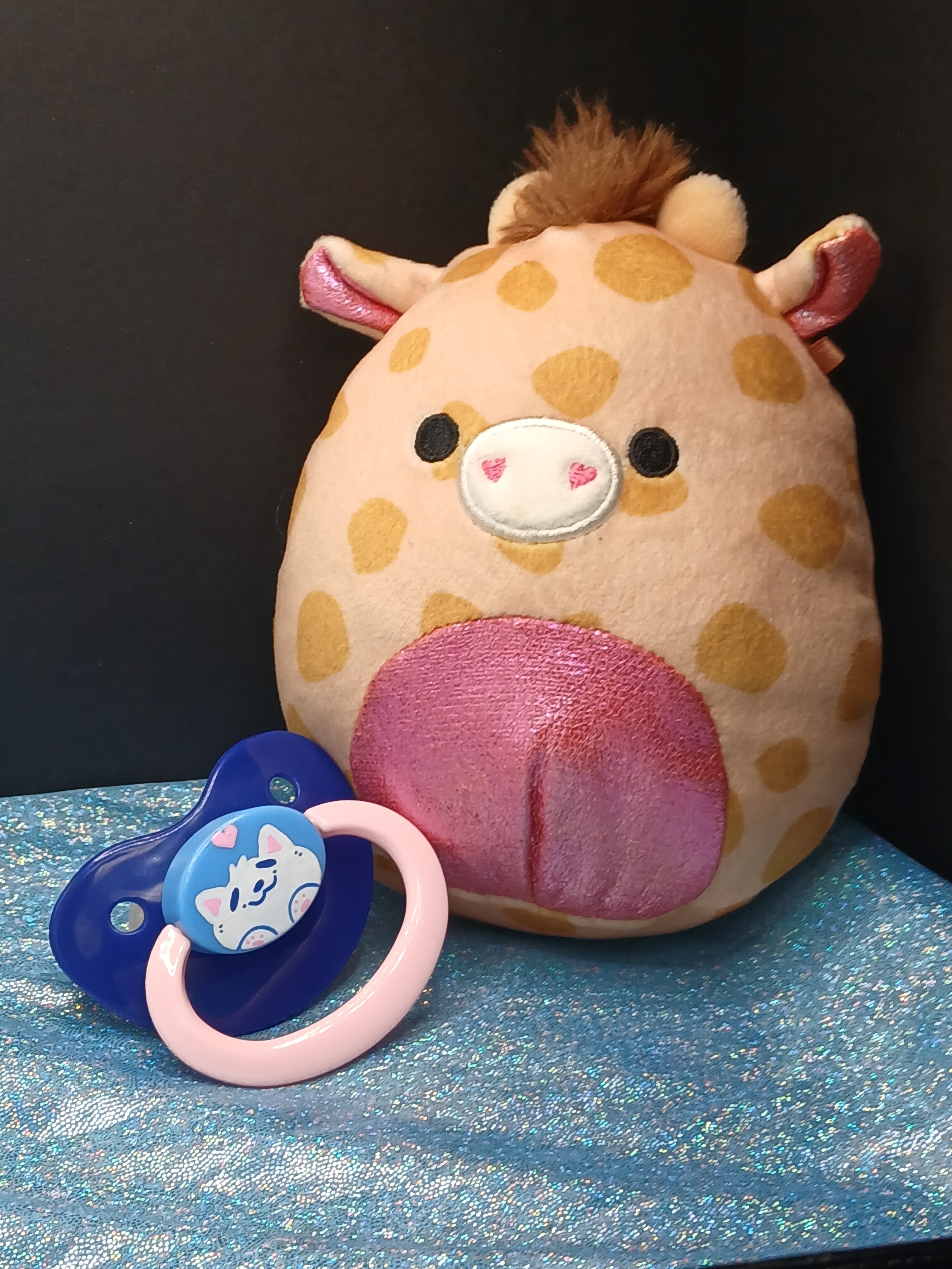 Kitty - Adult OOAK Hand-Painted Pacifier