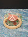 Latte - Adult OOAK Hand-Painted Pacifier